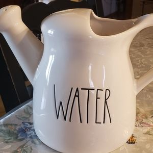 RAE DUNN watering can NEW "WATER"